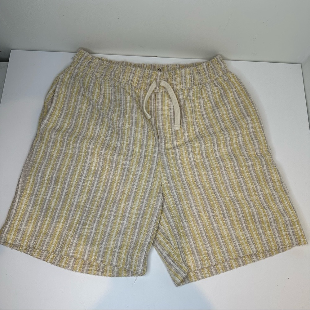 Zara Yellow Knit Shorts